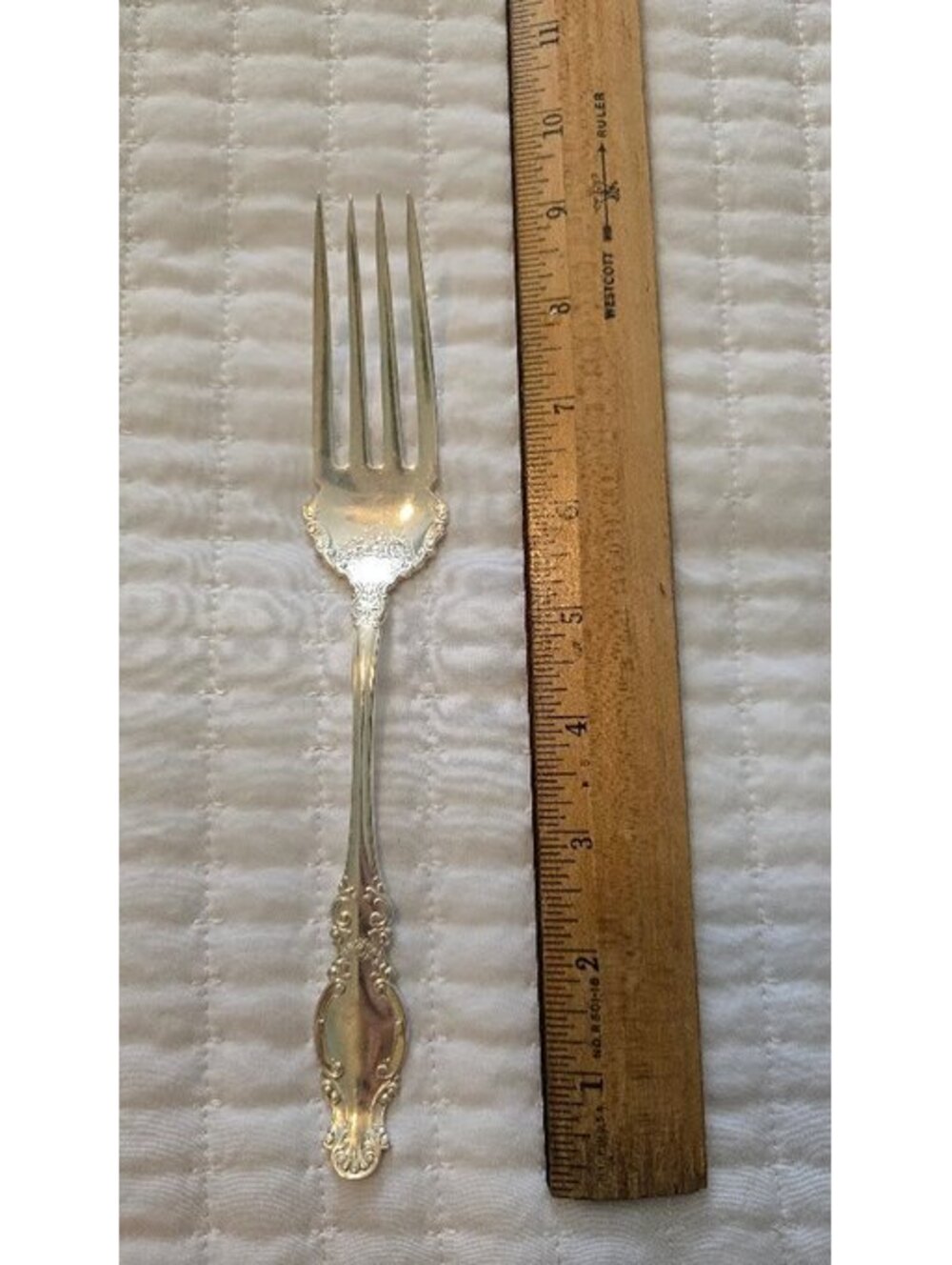 Antique 1897 Rogers Bros Berkshire Silverplate Fork